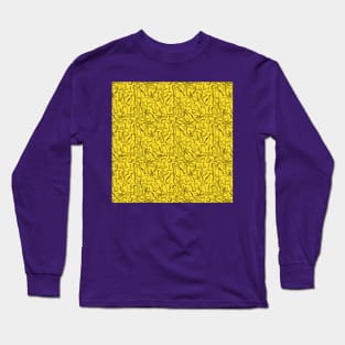 Wine- yellow Long Sleeve T-Shirt